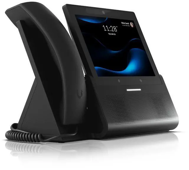 Alt view image 2 of 6 - Ubiquiti UniFi Talk G3 Touch Enterprise Phone - Black (UTP-G3-Touch-Enterprise)