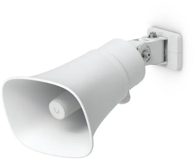 Alt view image 2 of 7 - Ubiquiti UniFi AI Horn Speaker - White (UP-AI-Horn-Speaker-W)