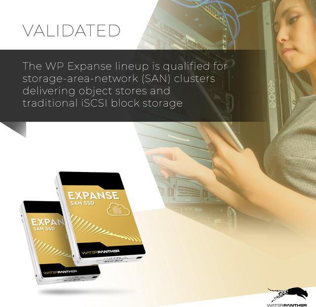 Alt view image 2 of 7 - WP Expanse 7.68TB eNAND 512e SAS Gen3 2.5-inch SSD | ECC PLP 1DWPD | Enterprise Data Center SAN Solid State Drive - WECS5S310768S