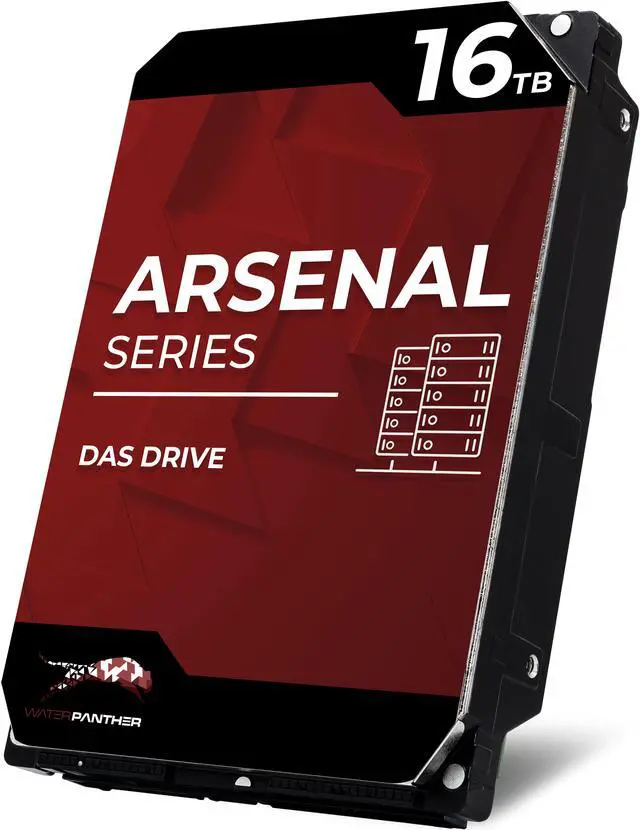 Main image of WP Arsenal 16TB SATA 7200RPM 3.5-Inch DAS Hard Drive Compatible in NetApp, SuperMicro, Synology, JBOD Storage Expansion Enclosures