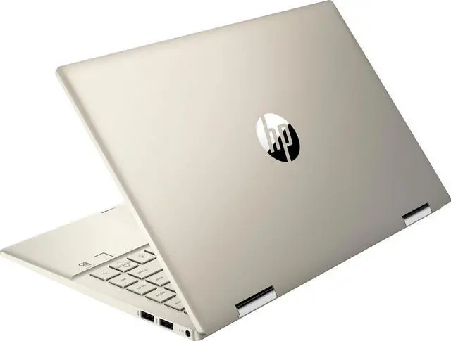 Alt view image 3 of 5 - Newest HP Pavilion x360 14" FHD IPS Touchscreen Premium 2-in-1 Laptop, 11th Gen Intel Quad Core i5-1155G7 upto 4.5GHz, 20GB RAM, 2TB PCIe SSD, Backlit KB, Fingerprint Reader, Windows 11 Home, Gold