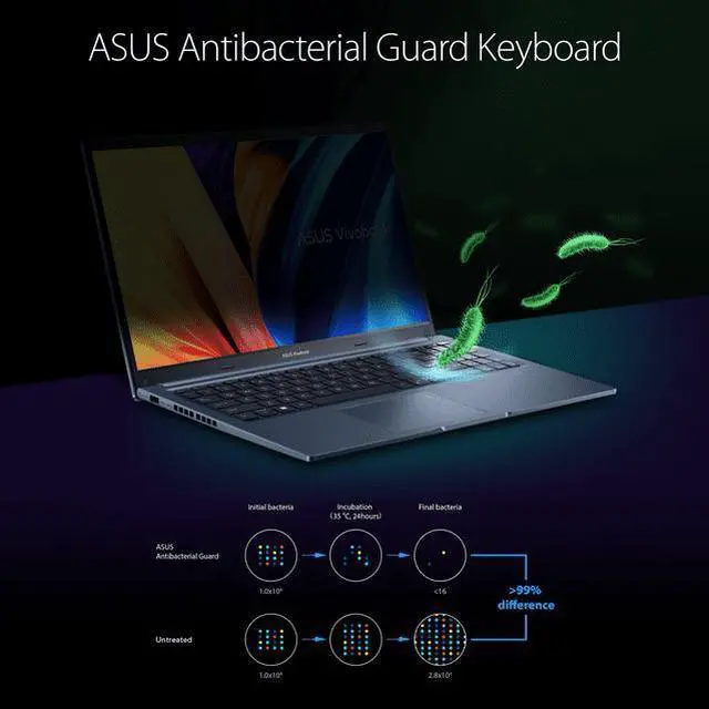 Alt view image 12 of 13 - ASUS Vivobook 15.6 Touch PC Laptop, Intel Core i7-1255U, 16GB, 512GB, Win 11 Home, F1502ZA-WH74
Notebook PC