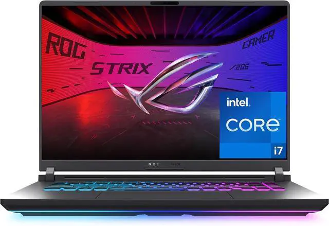 Main image of 2025 ASUS ROG Strix G16 G615JMR Gaming Laptop, 16" HD+ 165Hz, 14th Gen Intel Core i7-14650HX, 64GB DDR5 RAM, 1TB PCIe SSD, NVIDIA GeForce RTX 5060 8GB GDDR7, RGB Keyboard, Wi-Fi 7, Windows 11 Pro