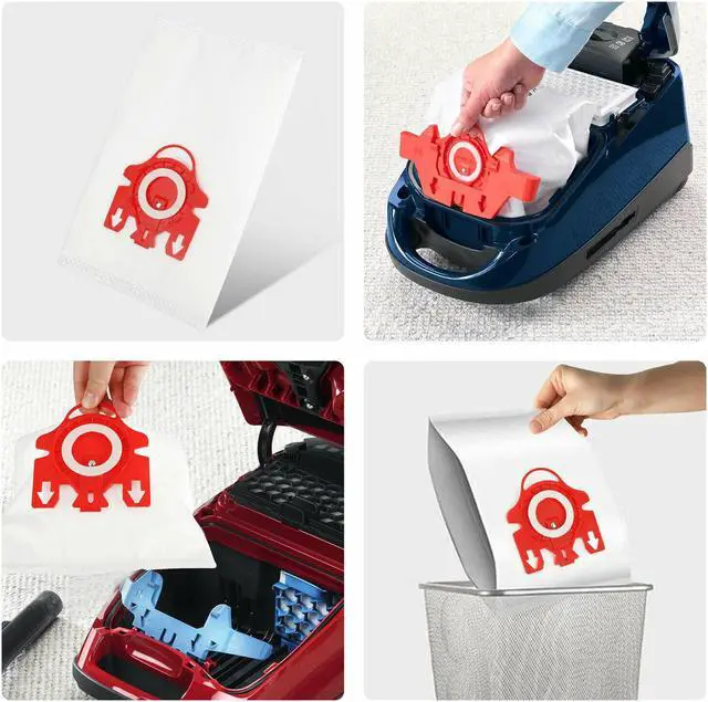 Alt view image 5 of 6 - 10Pcs Dust Filters Bags Efficiency For Miele FJM Synthetic Type Vacuum Cleaner