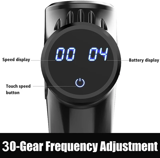 Alt view image 5 of 8 - Electric Muscle Massage Gun Fitness Exercise Muscle Relaxation Machine Deep Tissue Massager Therapy Gun Training Pain Relief