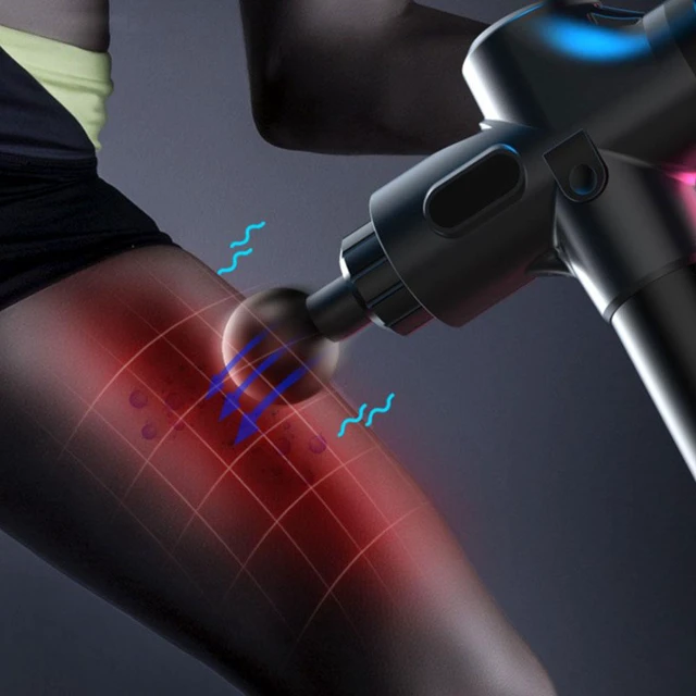 Alt view image 5 of 8 - 6 Heads Therapy Massage Gun Percussive Vibration Muscle Massager Sports Recovery Relaxing Like Hypervolt Muscle Enhance Care Set