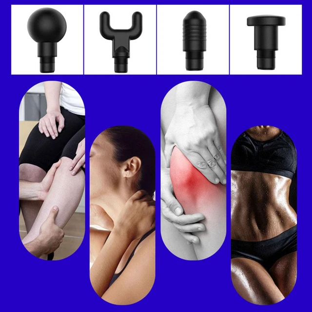 Alt view image 4 of 8 - 6 Heads Therapy Massage Gun Percussive Vibration Muscle Massager Sports Recovery Relaxing Like Hypervolt Muscle Enhance Care Set