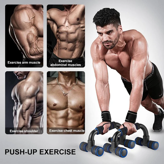 Alt view image 7 of 8 - Fitness Push Up Bar Push-Ups Stands Bars Tool For Fitness Chest Training Equipment Exercise Training