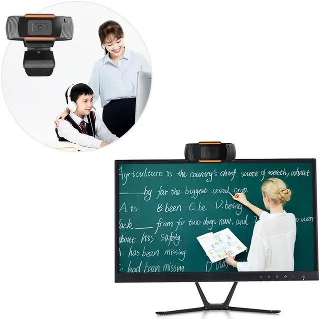 Alt view image 6 of 7 - HD Webcam 720p USB Rotating Camera Video Recording Web Camera with Microphone for PC Computer Laptop Desktop HD camera