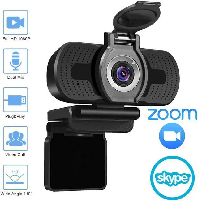Main image of Webcam 1080p USB Webcam Manual Focus Built-in Sound-absorbing Microphone Drive-free Web Camera for PC Laptop Web Cam Webcam