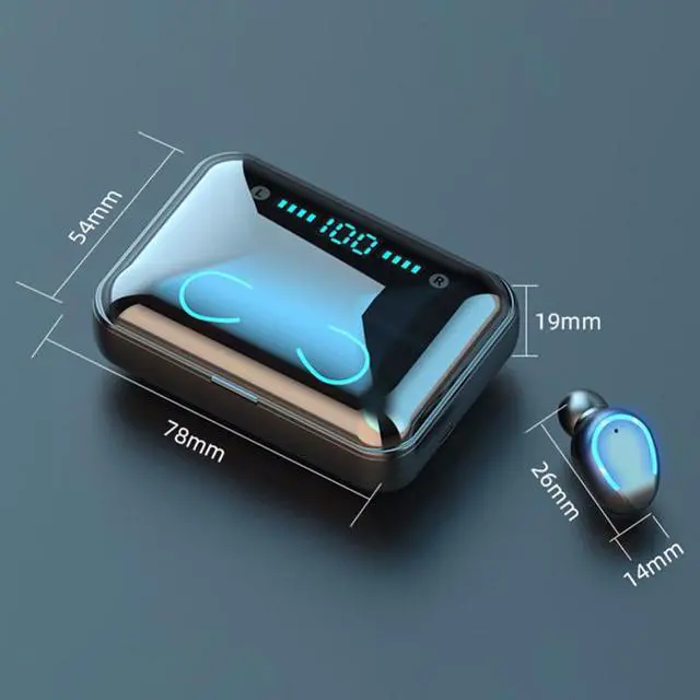 Alt view image 7 of 7 - Earphones Bluetooth Wireless Headphones Sport In Ear TWS Gaming Headset Noise Cancel True Wireless Earbuds with Mic for Iphone