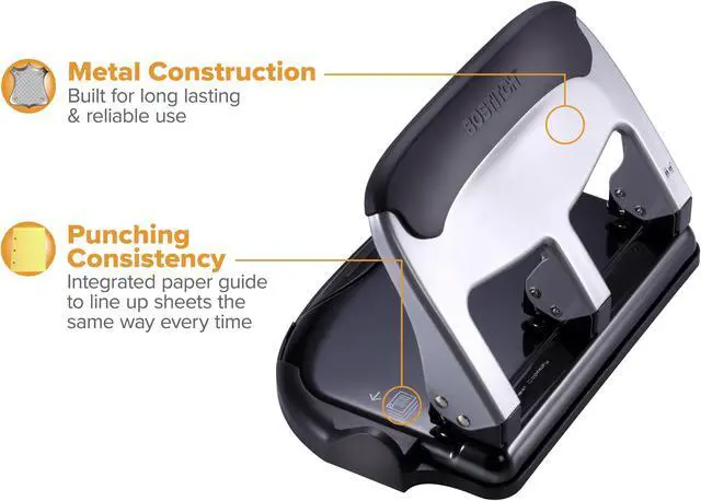 Alt view image 7 of 9 - Bostitch EZ Squeeze 40-sheet Hole Punch