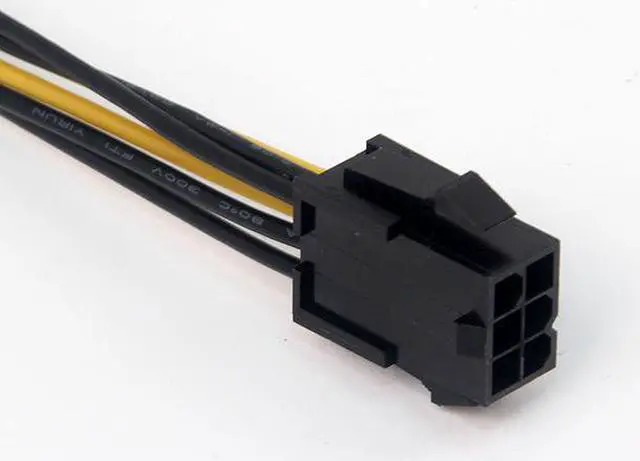 Alt view image 4 of 5 - 6Pin Female to Dual 4Pin Female Power Supply Cable Graphics Card Power to Molex 4Pin Convert Cable for nVidia ATI AMD Video Card