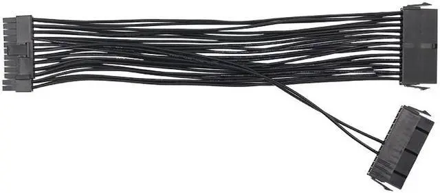 Alt view image 2 of 6 - 24 Pin 2-Way Dual PSU Power Supply Starting Cable for ATX Motherboard (30cm) for Mining