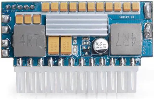Alt view image 4 of 6 - RGEEK 450W 24Pin 12V UT1.5-4 Input Peak 450W Output Realan Mini ITX Pico PSU DC ATX PC Switch DC-DC ATX Power Supply