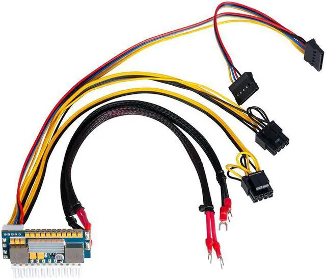 Alt view image 2 of 6 - RGEEK 450W 24Pin 12V UT1.5-4 Input Peak 450W Output Realan Mini ITX Pico PSU DC ATX PC Switch DC-DC ATX Power Supply