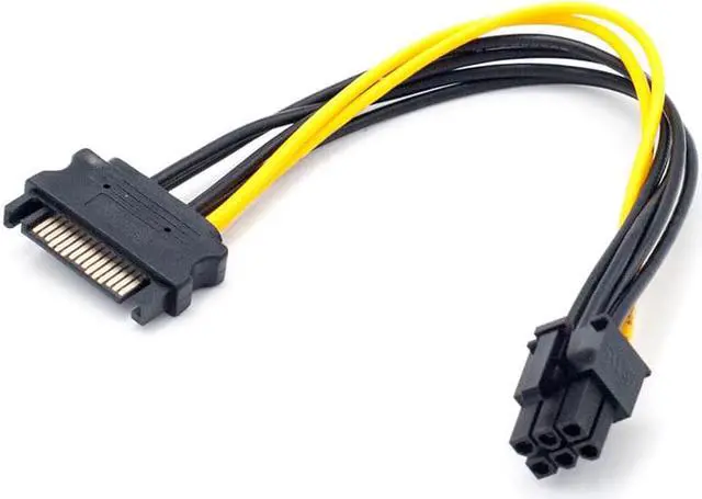 Alt view image 5 of 5 - New 006C PCIe 1x to 16x Express Riser Card Graphic pci-e riser Extender 60cm USB 3.0 Cable SATA to 6Pin Power for BTC mining