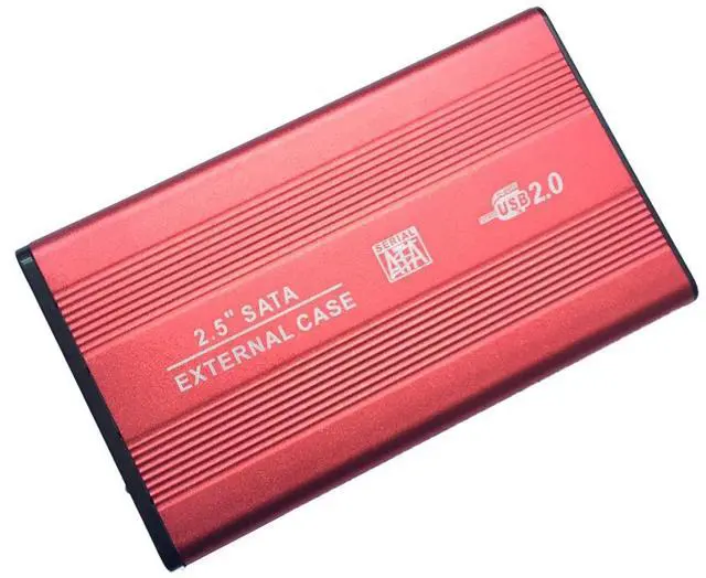 Main image of 3 Color 2.5Inch HDD Case USB2.0 Aluminum Alloy SATA External Mobile Hard Disk SSD Solid Hard Disk Storage Case HDD Box Enclosure