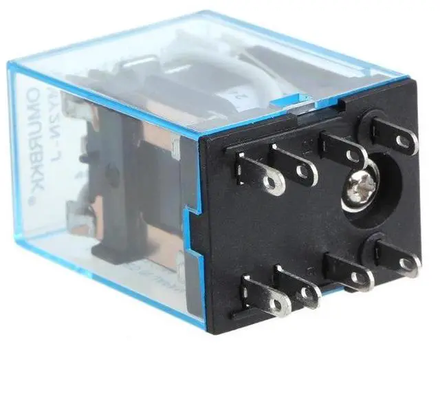 Alt view image 5 of 6 - 8 Pin MY2NJ Relay 24V DC Small Relay 5A DPDT Coil Mini East Electromagnetic Relay With Base Socket