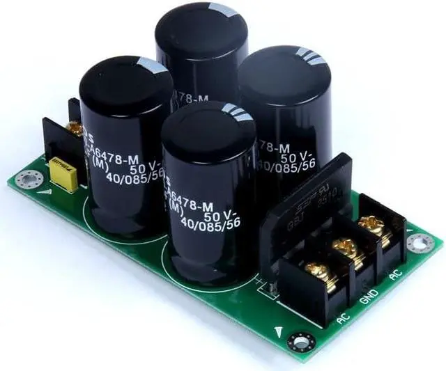 Alt view image 2 of 5 - High-power amplifier single-bridge rectification and filtering power supply board (4700uf/50V*4 only) AC straight