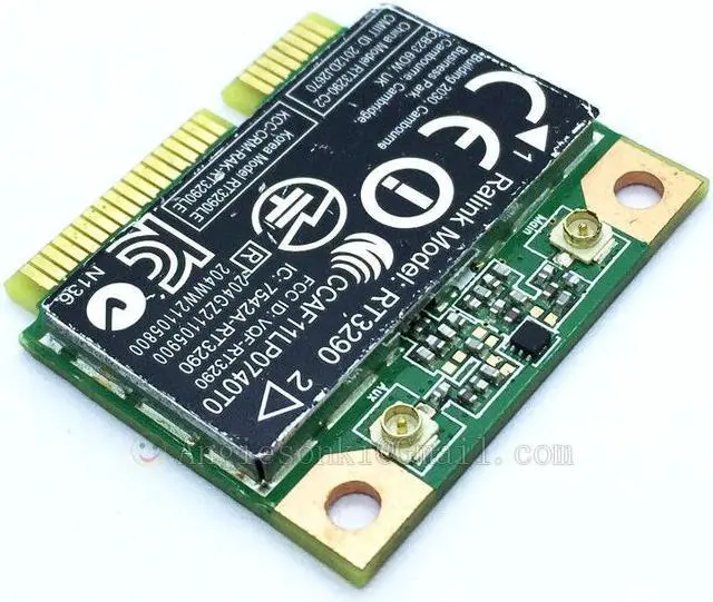 Alt view image 3 of 3 - Wlan Card for Ralink RT3290 Mini PCI Express 150Mbps 802.11N Wireless WIFI Bluetooth BT N029tx Hp 690020-001 689215-001