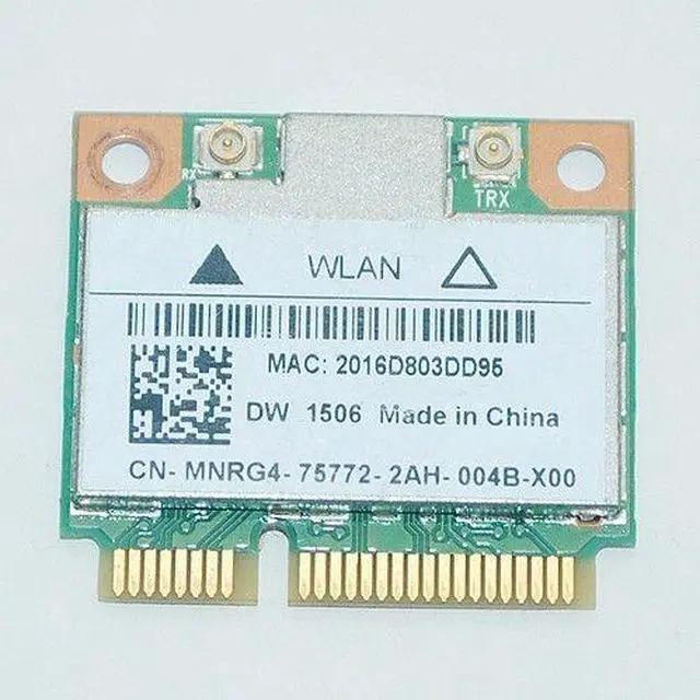 Main image of DW1506 WLAN half WiFi Mini PCI-E Card ATHEROS AR5B125 AR9485 MNRG4/MXX0D Module for Dell