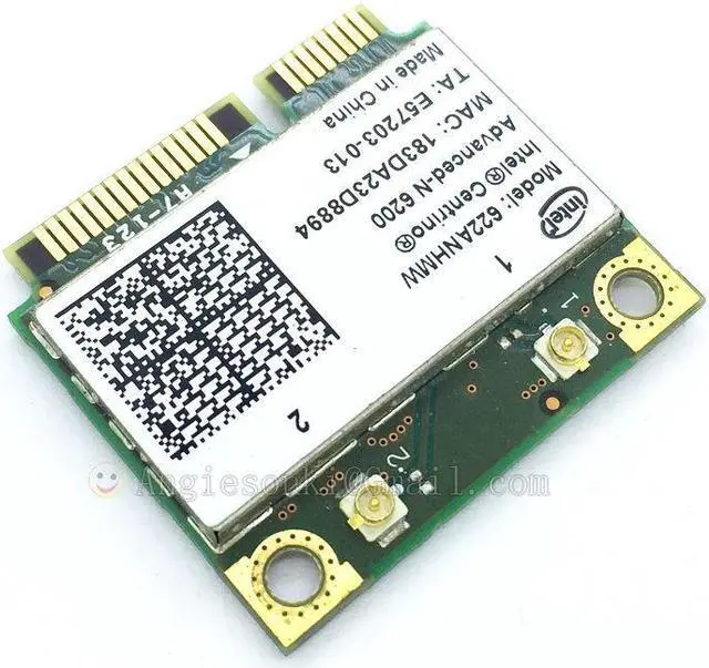 Alt view image 2 of 4 - DUAL BAND 2.4/5Ghz 622ANHMW ADVANCED-N 6200 6200ANH Mini PCI-E 802.11a/b/g/n Wireless WiFi CARD 2GGYM for Dell Toshiba Acer