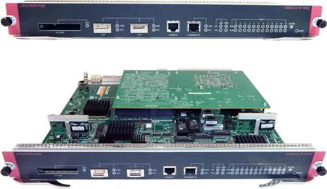 Alt view image 3 of 4 - HP A7500 384Gbps 2P XFP 10G Fabric Module 0231A73J LSQ1SRP2XB0 V1-10GE