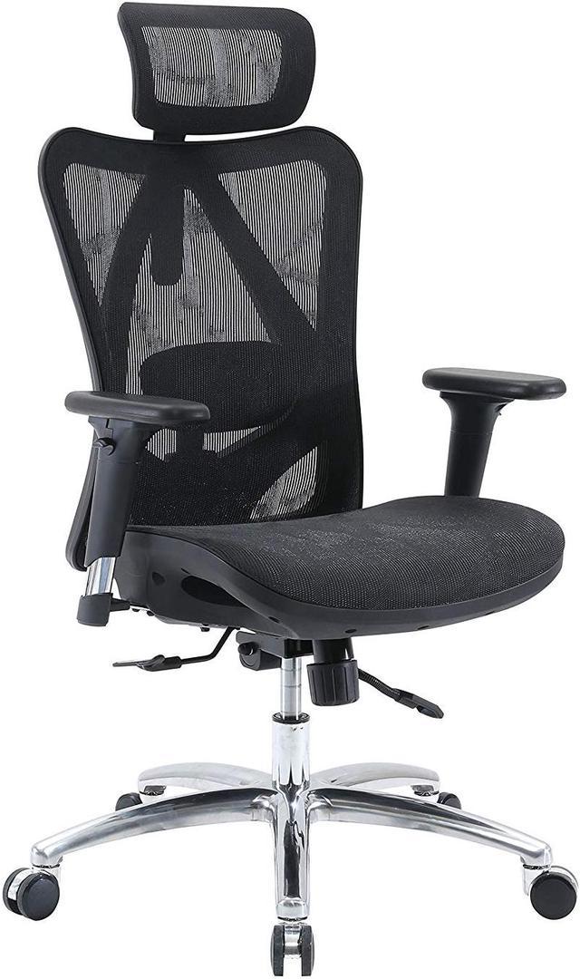 SIHOO Ergonomic Office Chair, Adjustable Gas Lift Computer Desk
