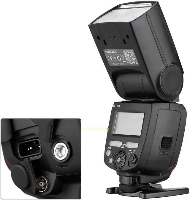 Alt view image 3 of 7 - YONGNUO YN685 E-TTL HSS 1/8000s GN60 2.4G Wireless Flash Speedlite Speedlight for Canon DSLR Cameras Compatible with YONGNUO 622C/603 wireless system