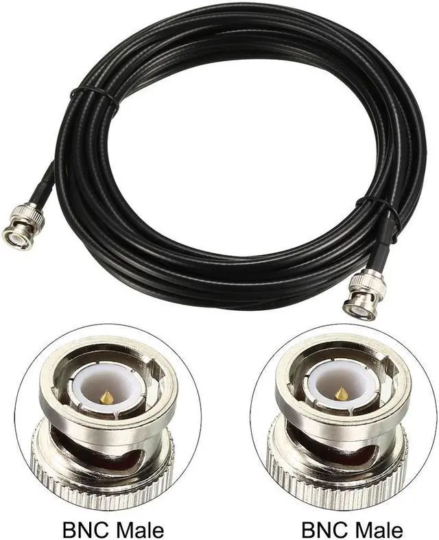 Alt view image 2 of 4 - RG58 Coaxial Cable with BNC Male to BNC Male Connectors 50 Ohm 16.4 ft