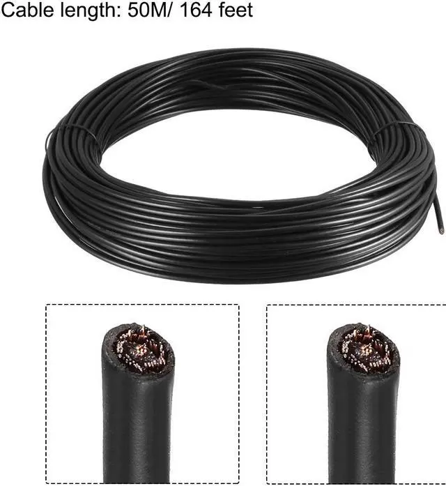 Alt view image 2 of 4 - RF Coaxial Cable RG174 Antenna Extension Cable 50 ohm - 164 feet