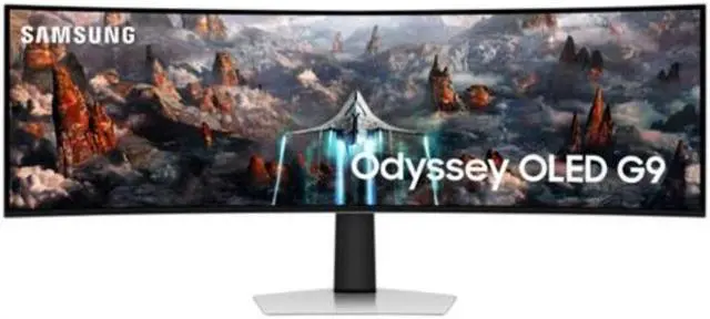 Main image of Samsung 49" Odyssey OLED G93SC DQHD 0.03ms(GtG) 240Hz HDR True Black 400 FreeSync Premium Pro Curved Gaming Monitor
