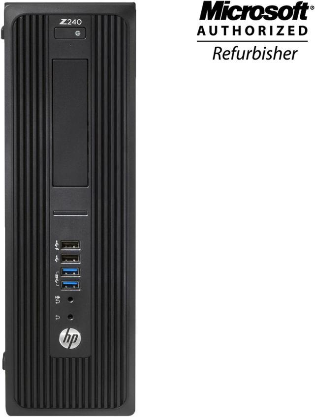 HP Z240 Small Form Factor (SFF) Desktop PC Core i5 6th Gen 6500 @ 3.20Ghz  (Upto 3.60 Ghz) 3- Monitor Support, USB 3.0 Ports, Free Wired Keyboard, ...