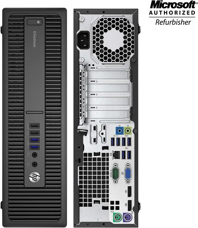 Alt view image 2 of 3 - HP Desktop Computer 800 G1 SFF Core i7 4th gen 4770 3.40 GHz upto 3.90Ghz 8GB DDR3 RAM 500 GB HDD DVD Win 10 Pro 64-Bit New Wired KB, Mouse, Free WiFi Adapter