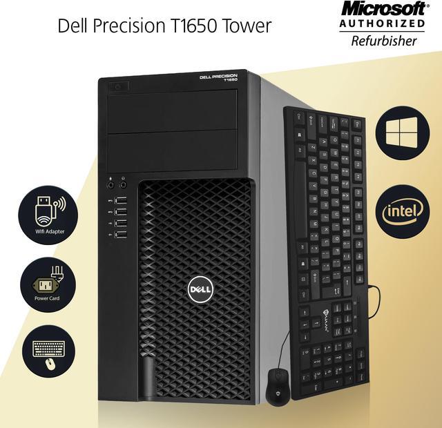 Grade A - Dell Precision T1650 Tower Desktop PC Core i5 3rd Gen 3470 @ 3.20  Ghz (Upto 3.60Ghz) 8GB 1TB HDD USB 3.0 / Dual Display Port Windows 10 Home 