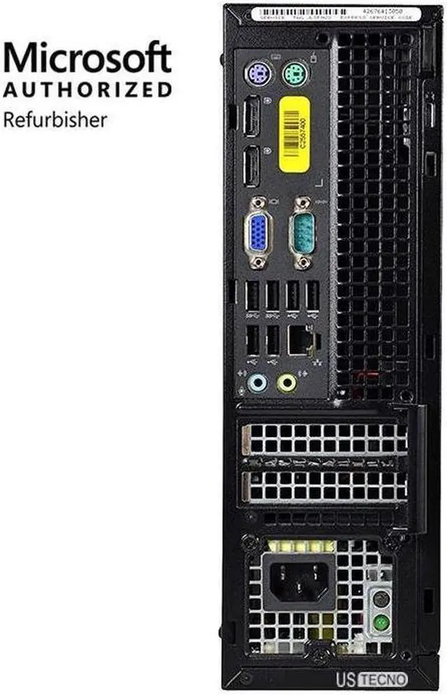 Alt view image 6 of 7 - Desktop PC Computer Dell 9020 SFF PC Core i5 4th Gen 4570 3.20 Ghz (Upto 3.60 Ghz) 16GB Memory 256GB SSD With 20"  Tecnii Monitor(HDMI)  Win 10 Home Free New Wired KB & Mouse Combo