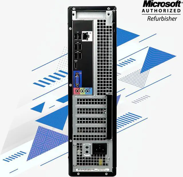Alt view image 8 of 10 - Dell Optiplex 3010 SFF Desktop Computer Intel Core i5 3470 (3.2 GHz) 8GB DDR3 1TB HDD DVD Windows 10 Professional with Free Keyboard, Mouse,Power cord,WiFi Adapter