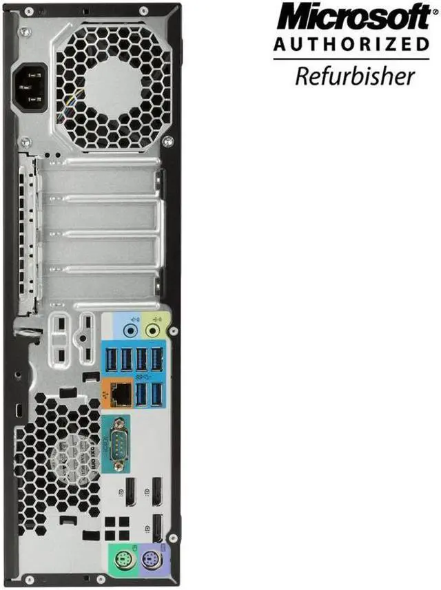 Alt view image 3 of 5 - HP Workstation Z240 SFF Grade A Desktop PC Computer Core i5 6500 Upto 3.60 Ghz 8GB DDR4 256GB SSD 500GB HDD USB 3.0 Dual (2)  20 inch Tecnii Monitor (HDMI) Win 10 Home New Keyboard & Mouse Combo