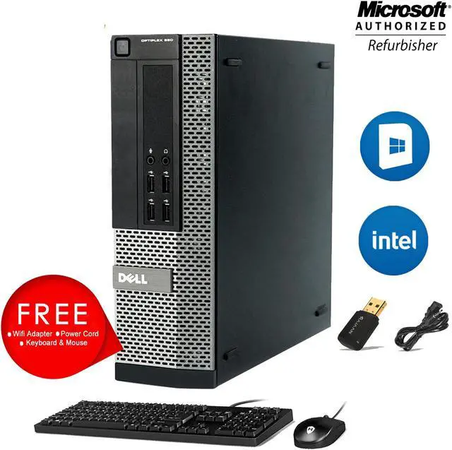 Alt view image 5 of 7 - Dell Optiplex 990 Small Form Factor (SFF); Desktop PC Core i5 2nd Gen 2400 ; 3.10Ghz ; 8GB RAM 256GB SSD ; New 20 Inch HD+ Tecnii Monitor(HDMI) ; Win 10 Pro ; New Wired KB, Mouse- Full Set