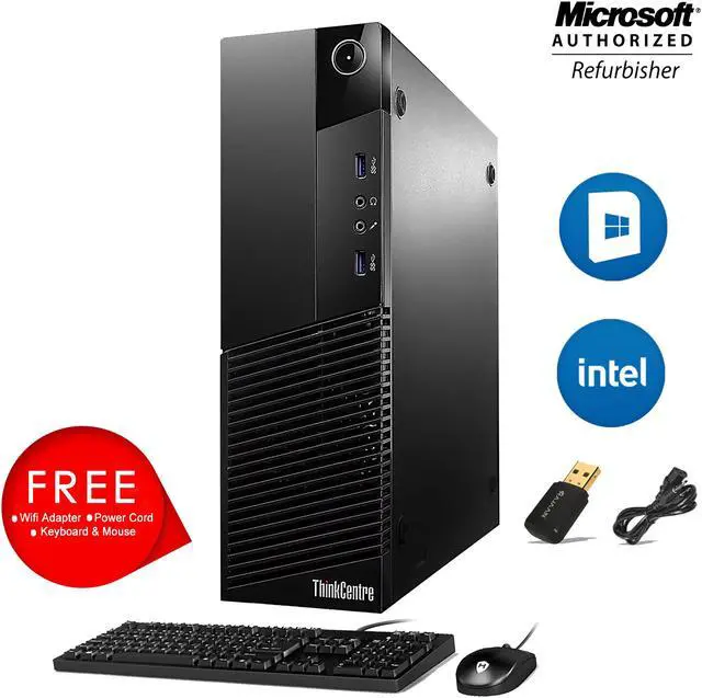 Alt view image 4 of 6 - Best Offer in Lenovo desktop PC ThinkCentre M83 SFF Core i5 4th Gen 4570 @ 3.20 Ghz 16GB RAM 1TB HDD| New 20 "Tecnii Monitor| USB 3.0 Win 10 Pro New wired KB & Mouse Combo