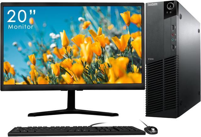 Main image of Lenovo Thinkcentre M81 SFF Desktop PC Core i5 2nd Gen 2400 @ 3.10 Ghz (Upto 3.40 Ghz) 16GB RAM 1TB HDD With  20 inch Tecnii Monitor(HDMI) Win 10 Home New KB  & Mouse Combo - Full Set