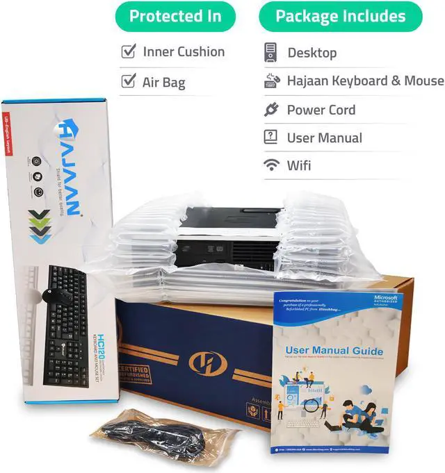 Alt view image 7 of 7 - Dell Gaming Desktop PC Optiplex Intel Core Processor I5 upto 3.6 Ghz 32GB DDR4 Memory 1TB SSD With NVIDIA GeForce GT1030 Graphics Card (HDMI) Wifi Windows 10 Pro New Keyboard & Mouse