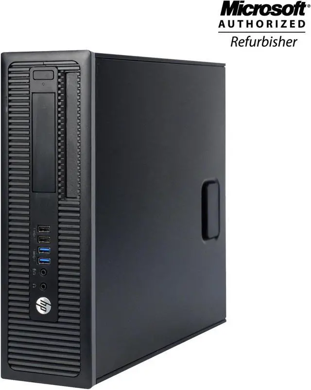 Alt view image 2 of 7 - HP ProDesk 600 G1 SFF Desktop Computer Core i5 4570 16GB RAM 512GB SSD With Brand 20" video-calling monitor, Windows 10 Pro, New Free Keyboard, Mouse,Power cord,WiFi Adapter