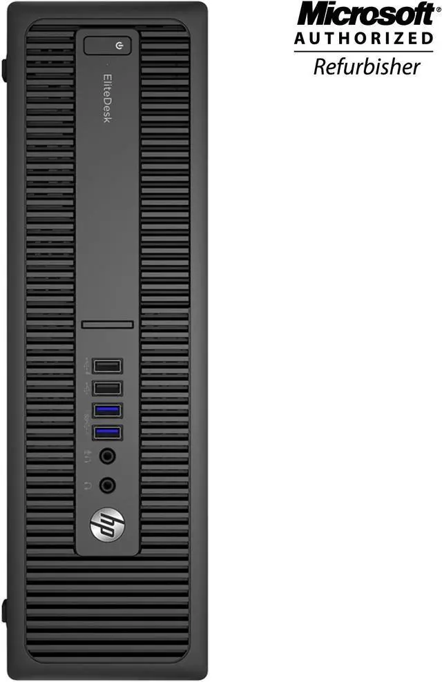Alt view image 2 of 7 - HP EliteDesk 800 G1 SFF Desktop Computer Core i5 4570 8GB RAM 256GB SSD With Brand 20" video-calling monitor, Windows 10 Pro, New Free Keyboard, Mouse,Power cord,WiFi Adapter