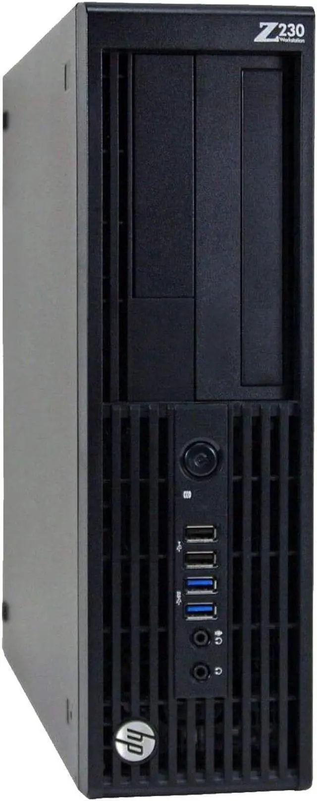 Alt view image 2 of 7 - HP Z230 SFF Workstation Business Desktop PC Computer & New 24 inch monitor (HDMI) Intel i5 4570 16GB RAM 500GB HDD With Windows 10 Pro, New Keyboard & Mouse, WiFi, HDMI Adapter