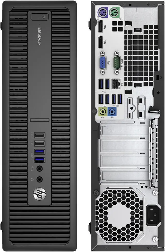 Alt view image 3 of 6 - HP Gaming Desktop Computer EliteDesk SFF i7 6th Gen up to 4.0 GHz 32GB DDR4 RAM 1TB New SSD with AMD Radeon RX550 DDR5 Graphics Card (HDMI), WIFI, New Keyboard & Mouse ,Windows 10 Pro