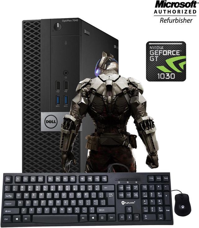 Gaming Desktop PC Dell Optiplex 7040 SFF Core i7 6th Gen up to 3.60Ghz 16GB  DDR4 RAM New 512GB SSD With NVIDIA Geforce GT 1030 2GB DDR4 - Windows 10