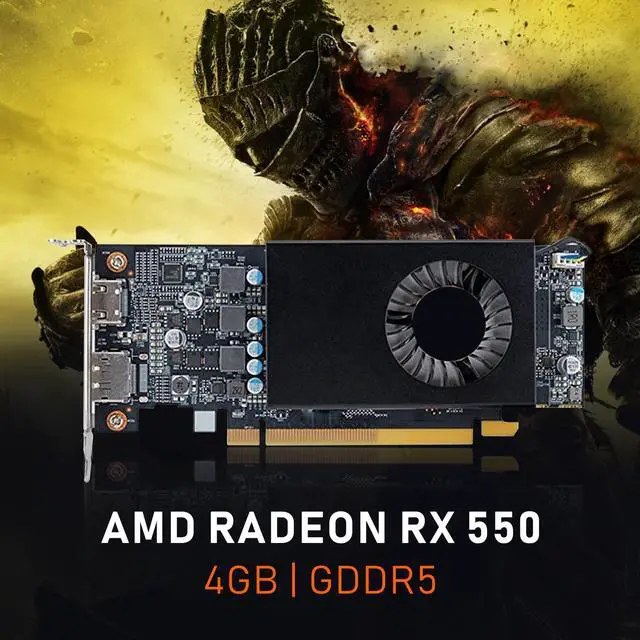 Alt view image 4 of 7 - HP EliteDesk Gaming Desktop Computer SFF i7 6th Gen @ 3.4 GHz 16GB DDR4 RAM 512GB New SSD with AMD Radeon RX550 DDR5 Graphics Card (HDMI),WIFI , New Keyboard & Mouse, Windows 10 Pro