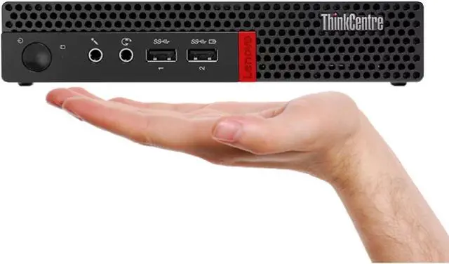 Alt view image 3 of 6 - Lenovo Thinkcentre M910x Tiny, Intel Core I5-7500 7th Gen, 8GB RAM 256GB SSD, Windows 10 Professional Business Desktop PC Wireless Keyboard and Mouse